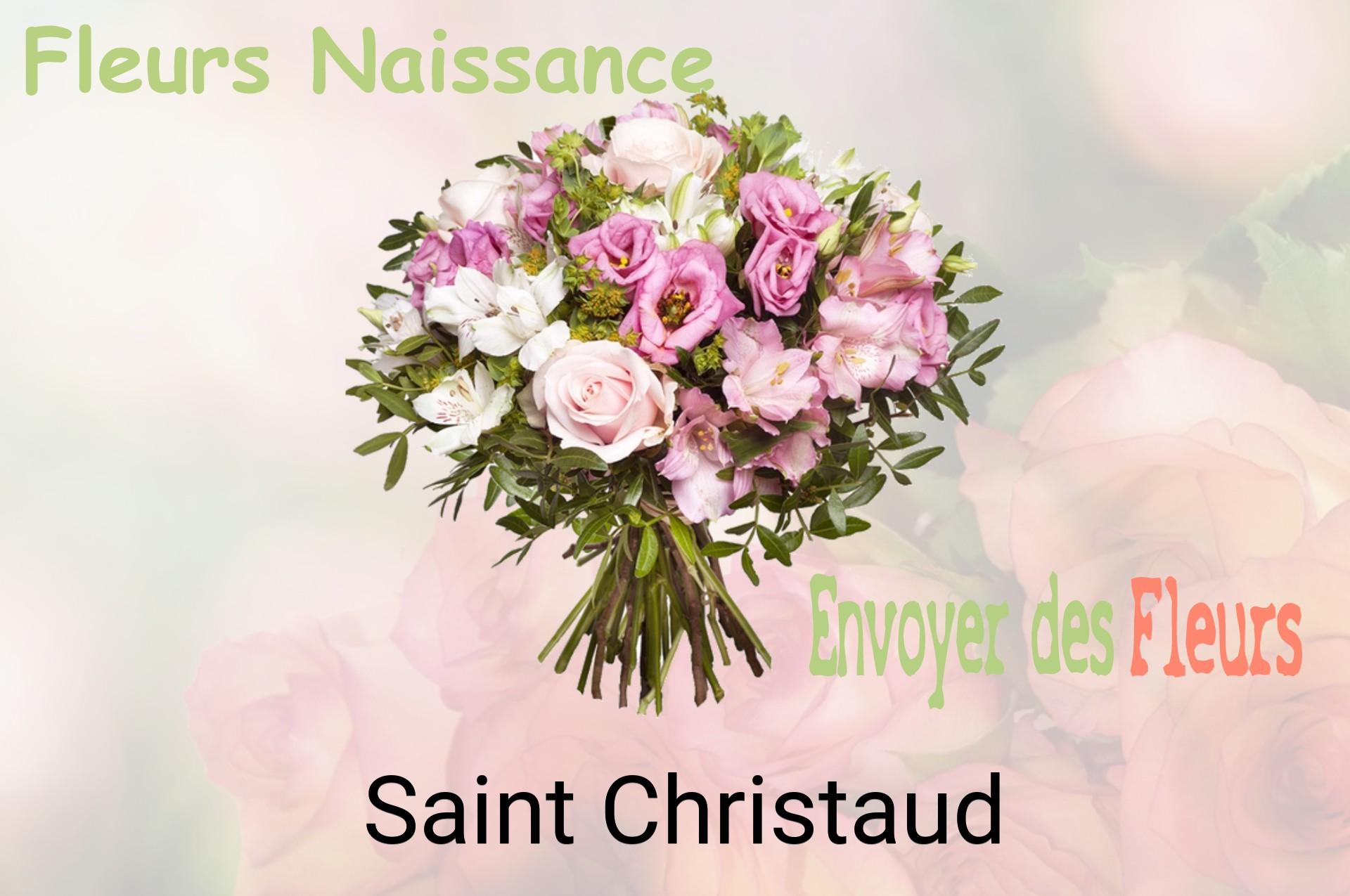 Bouquet de fleurs de naissance livré à Saint-Christaud
